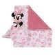 preview thumbnail 1 of 3, Disney Minnie Mouse Baby Blanket and Security Blanket 2-Piece Gift Set