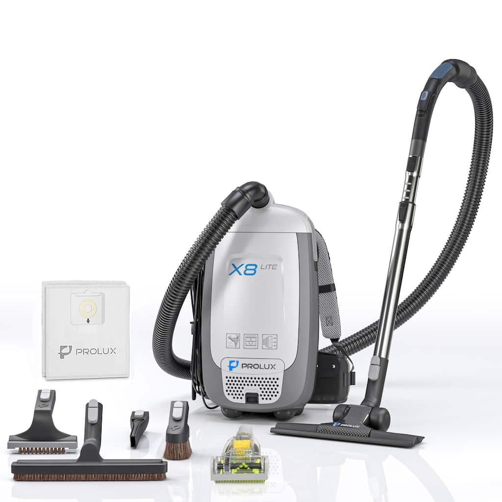 Prolux X8 Lite Backpack Vacuum w/ Premium Tool Kit for Light Commercial Use