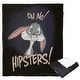 preview thumbnail 7 of 49, Warner Brothers Looney Tunes Silk Touch Throw Blanket 50x60 - Hipsters