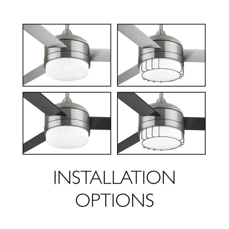 Design House Ajax 54" 3 Blade LED Ceiling Fan with Wall Control