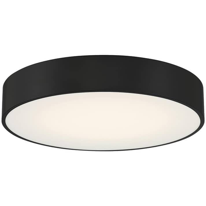 Access Lighting 49960LEDDCS Como 14" Wide LED Flush Mount Ceiling - Black / White