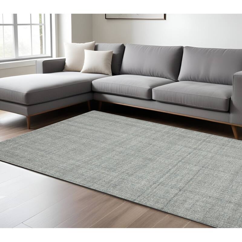HomeRoots Plaid Transitional Rectangle Area Rug - 138.00 in. x 102.00 in.  x 0.45 in.