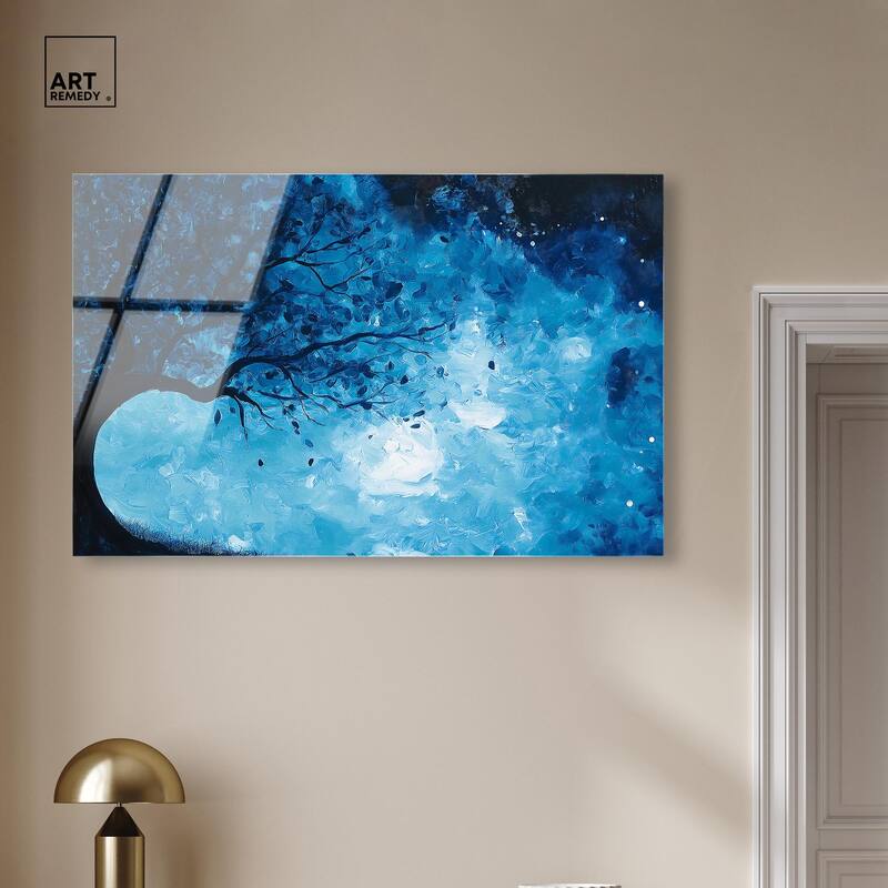 Fire and Ice Tree II Acrylic by Art Remedy, Ready to Hang