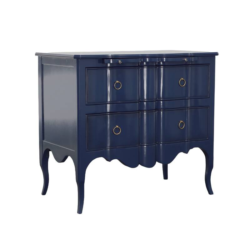 Delamar 40" 4-Drawer Storage Chest, Royal Blue