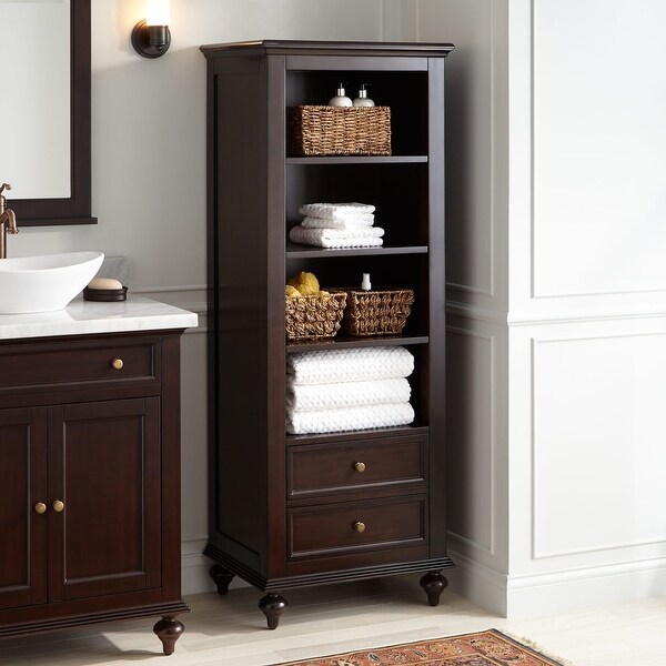 Shop Signature Hardware 414459 Keller Mahogany Linen