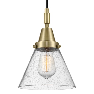 Innovations Lighting 447-1P-G44 Cone 8" Wide Mini Pendant with Clear,