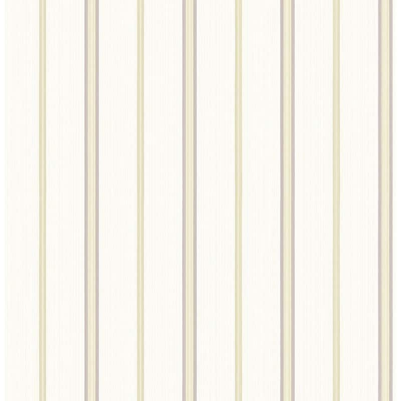 Seabrook Designs Chantilly Stripes Unpasted Wallpaper
