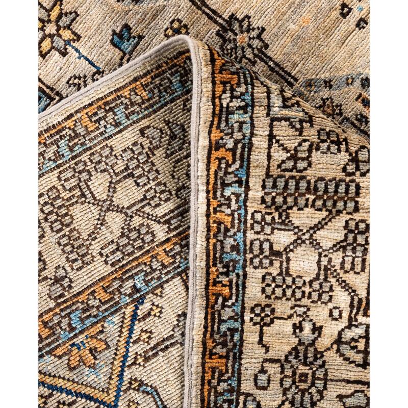 Serapi One-of-a-Kind Hand-Knotted Area Rug - Gray - 3' 11" x 6' 2"