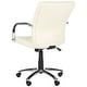 preview thumbnail 5 of 4, Silver Orchid Kelly Cream Desk Chair - 24" x 28" x 36.4"
