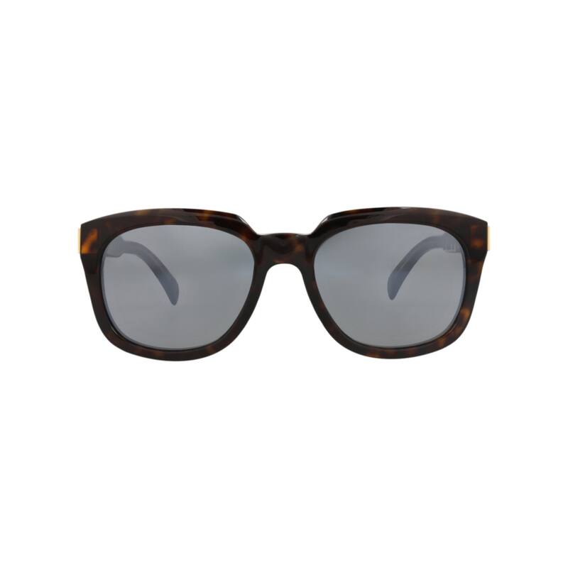 Dunhill Square-Frame Recycled Acetate Sunglasses - Havana Havana Silver - Multi - Grey Lens