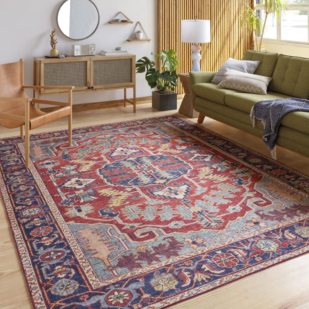 Livabliss Iris Traditional Area Rug.