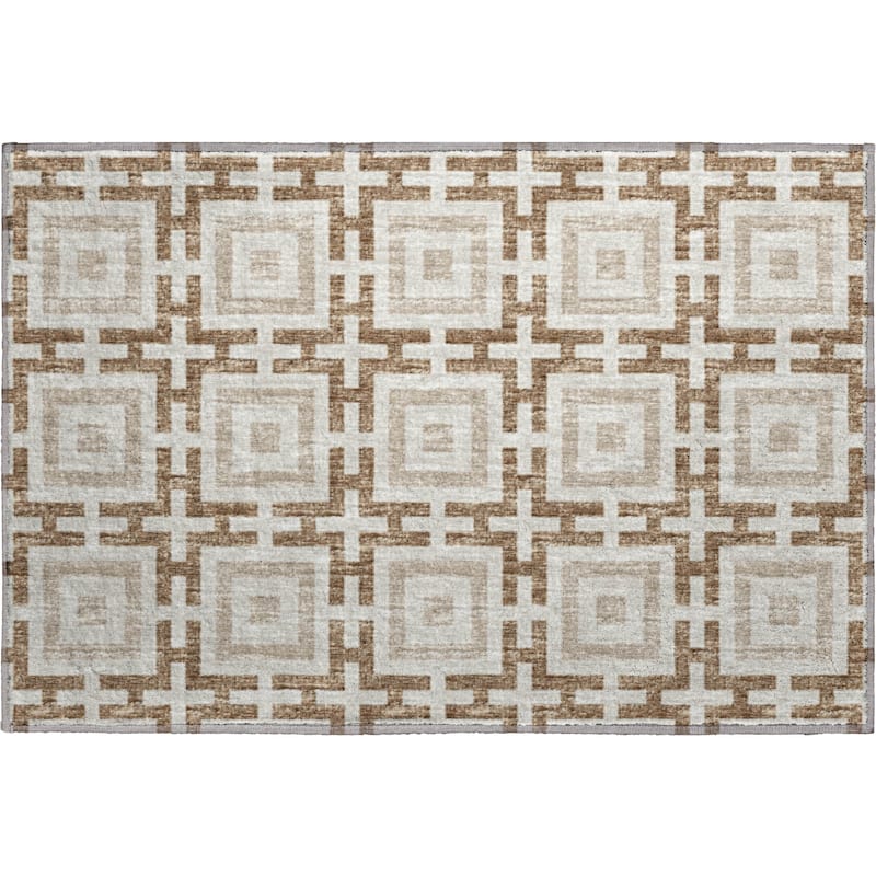 Premium Washable Super Soft Modern Mosaic Mayfield Rug