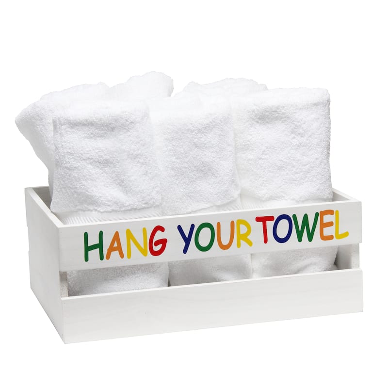 Elegant Designs Three Piece Decorative Wood Bathroom Set
