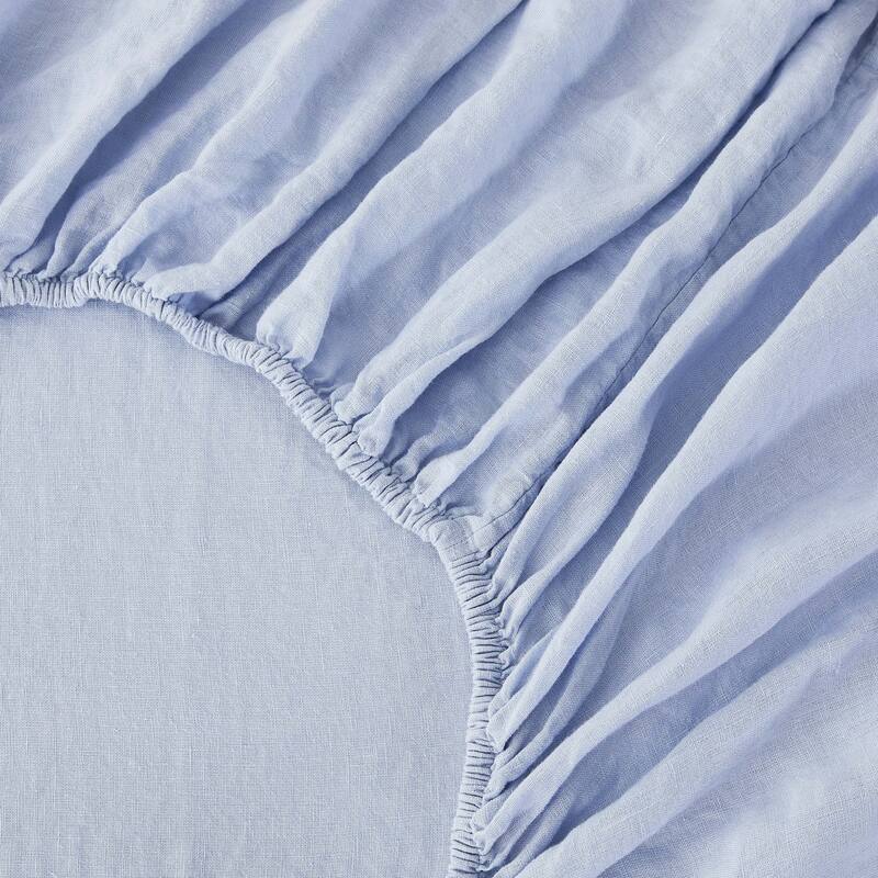 Belgian Linen Collection Sheet Set (3 Color - Blue/ Natural/ White)