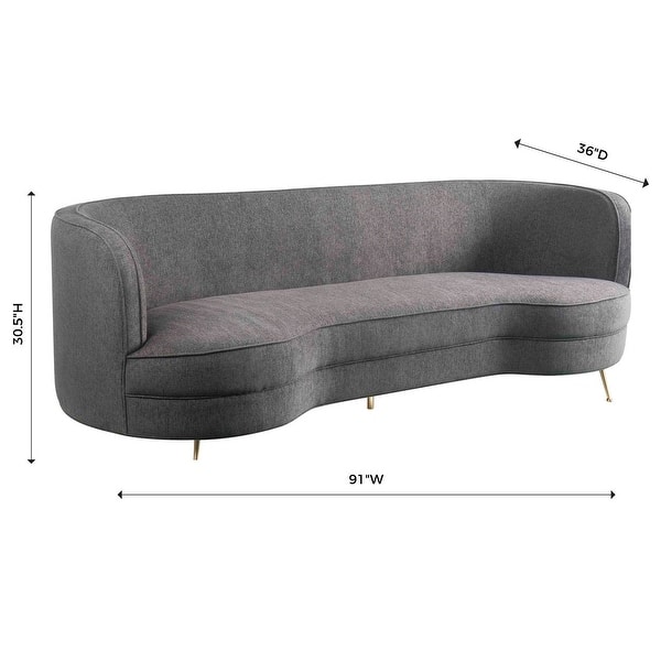 Flare Grey Tweed Upholstered Sofa Bed Bath & Beyond 23432631