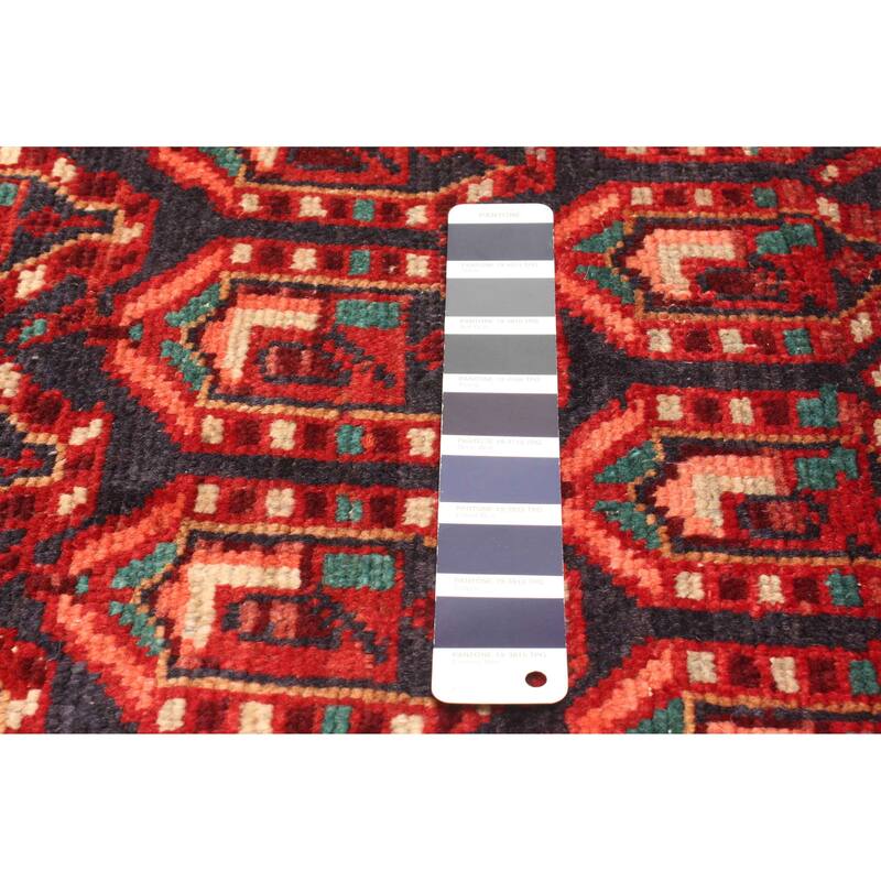 ECARPETGALLERY Hand-knotted Andelz Dark Navy Wool Rug - 4'6 x 7'6