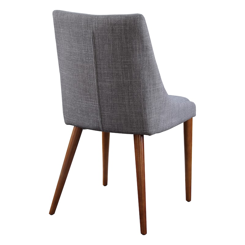 Palmer Mid-Century Modern Fabric Dining Chair in 2 Pack