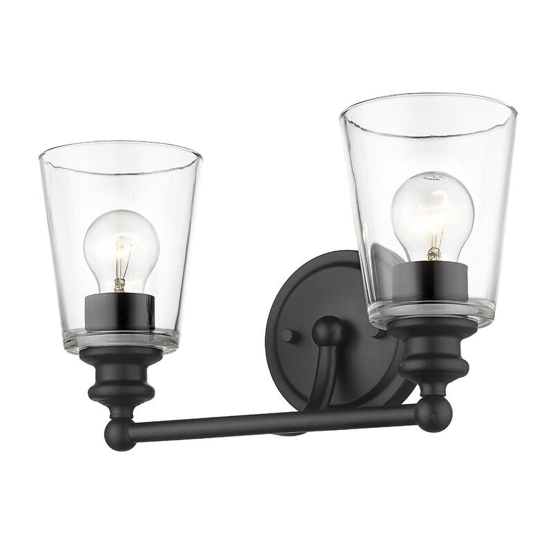 Modern Clear Glass Shade Wall Sconce with Swing Arm for Home Lighting