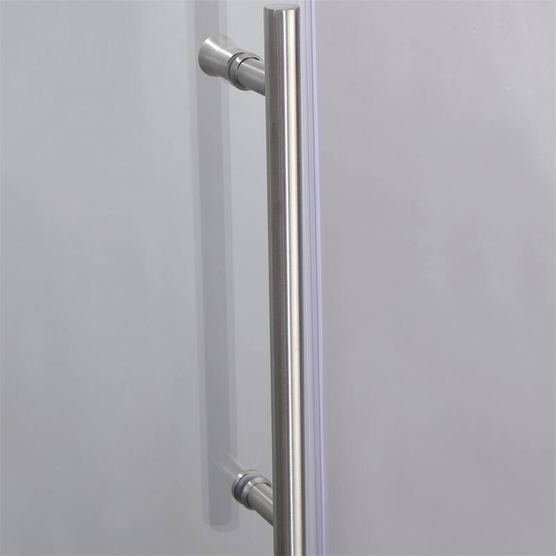 Frameless Shower Doors with Clear Tempered Glass