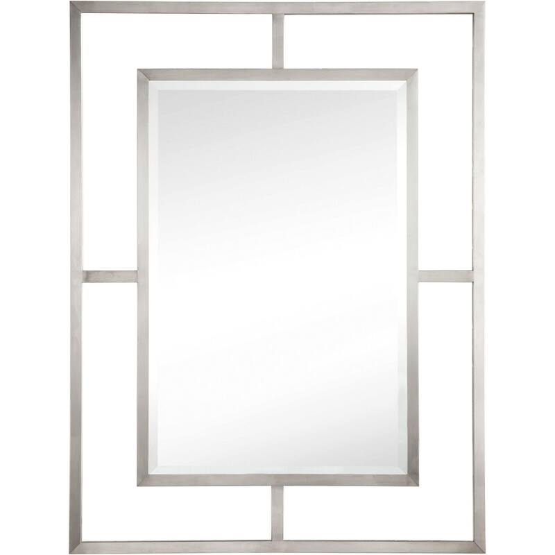 James Martin Vanities Boston 30" Mirror - Brushed Nickel