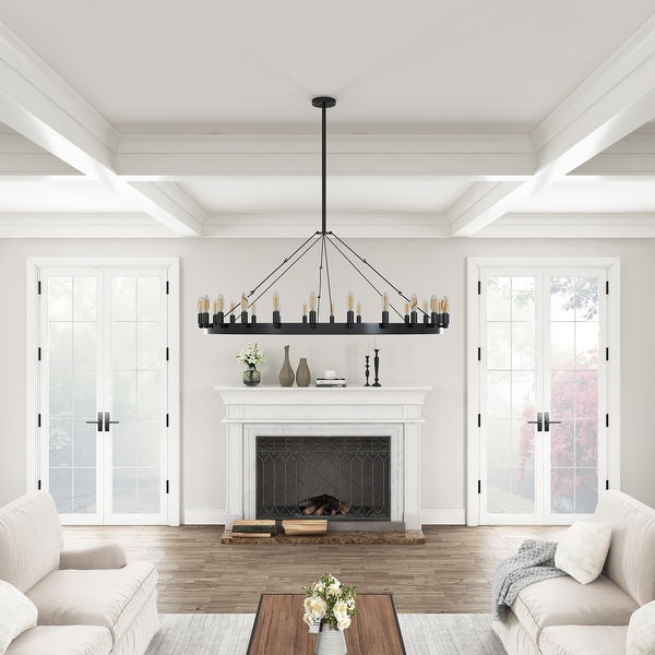 Wrought iron farmhouse chandelier hotsell