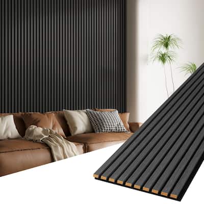 Art3d 16''x104'' Wood Slat Wall Paneling for Interior and Ceiling Decoration,Pack of 2 - N/A