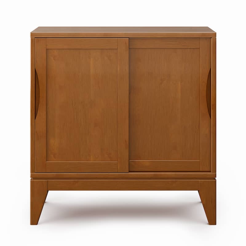 WYNDENHALL Pearson Solid Wood 30 inch Storage Cabinet (Set of 2) - 30"W x 14"D x 31"H