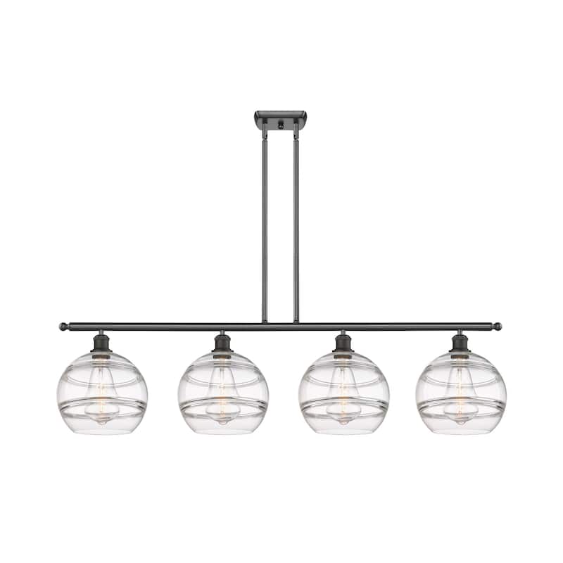 Innovations Lighting 516-4I-12-48 Rochester Linear Rochester 4 Light - Oil Rubbed Bronze / Clear