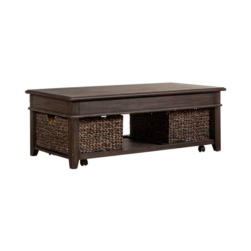 Mill Creek Peppercorn Lift Top Cocktail Table