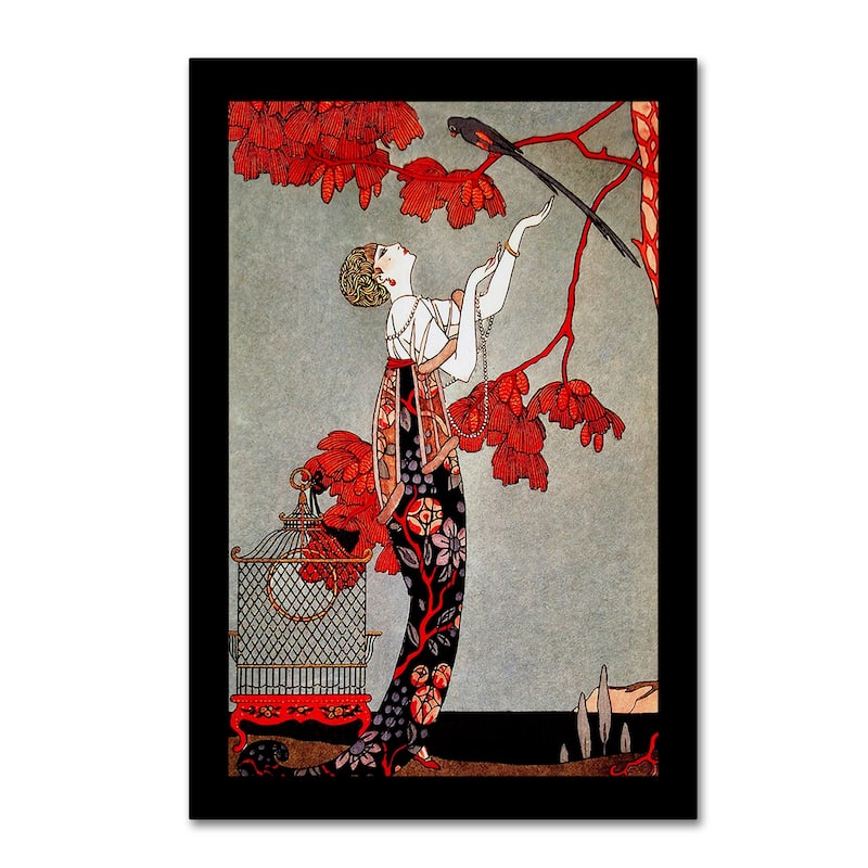 Vintage Lavoie 'Deco 27' Canvas Art - 12 x 19