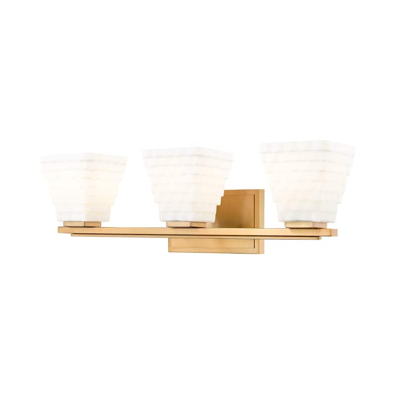 Z-Lite 7514-3V Annalise 3 Light 7" Wide Vanity Light - Modern Gold