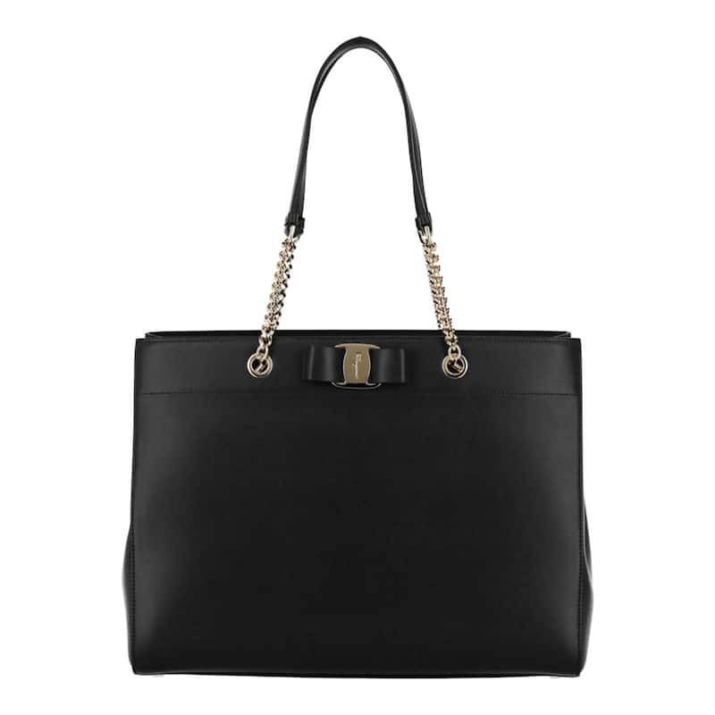 Ferragamo Vara Bow Smooth Leather Tote