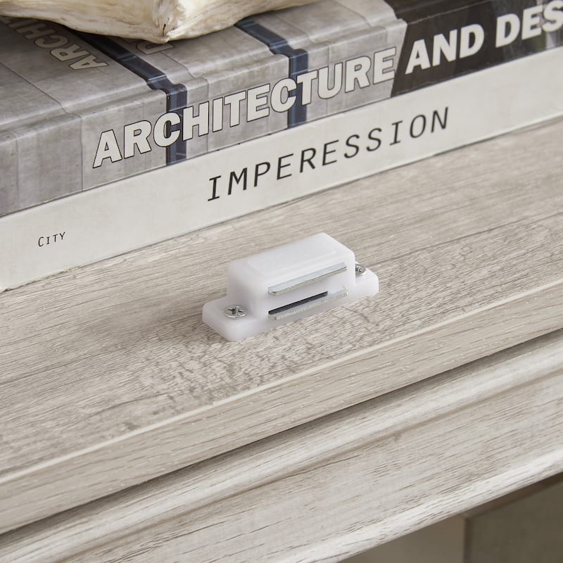 4-Tier Glass Display Cabinet with Flip-Up Doors, Curio Storage Showcase and Bookcase Organizer