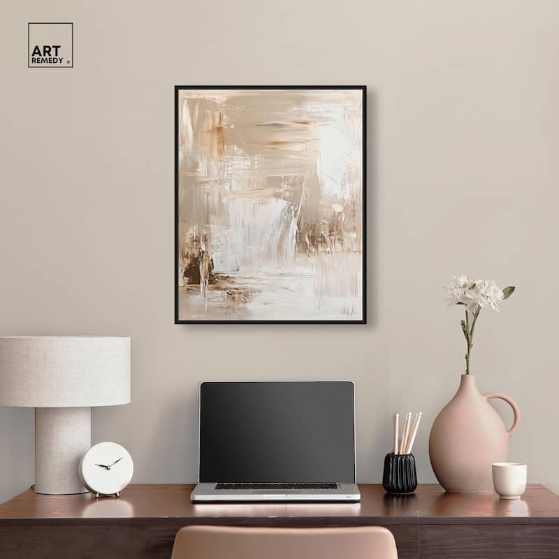 Latte Layers II Canvas by Art Remedy
