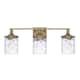 Colton 3-light Bath Vanity Fixture - Aged Brass