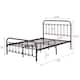 Alazyhome Simple Vintage Metal Platform Bed Frame, Easy-Assembly