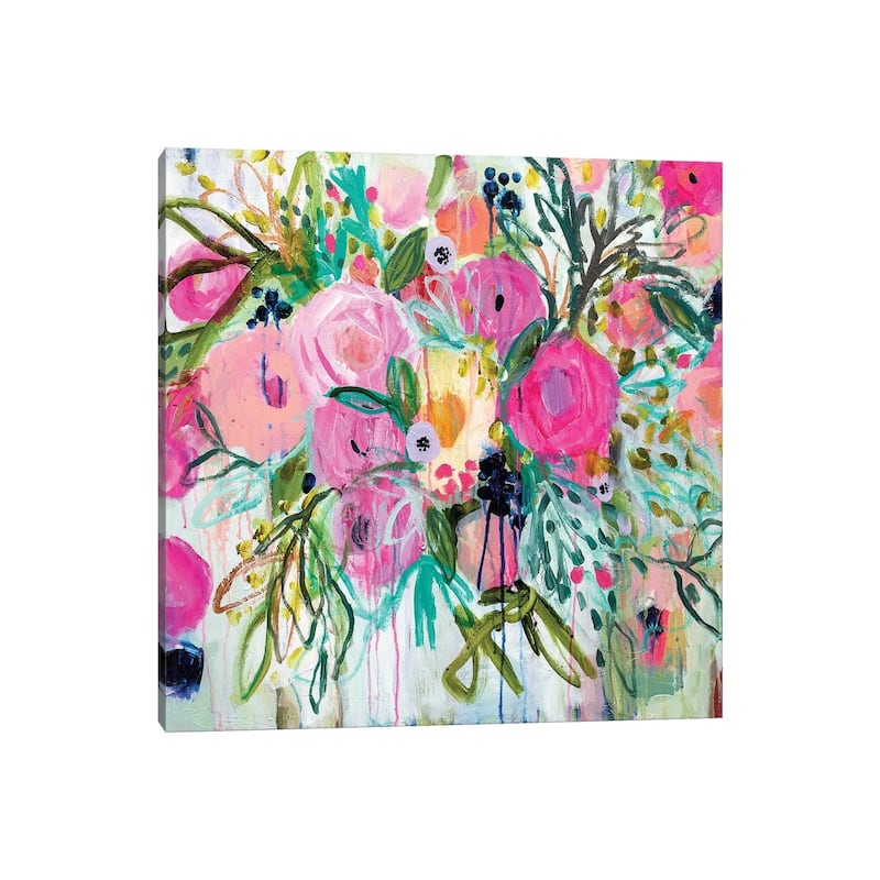 iCanvas "Rose Burst" by Carrie Schmitt Canvas Print