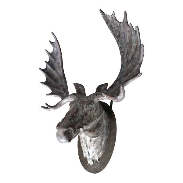 Aurelle Home Modern Moose Sculture Wall Decor On Sale Overstock 31247279