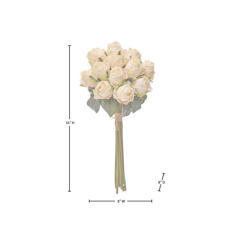 10" Freeze-Dry Rose Bunch of 12