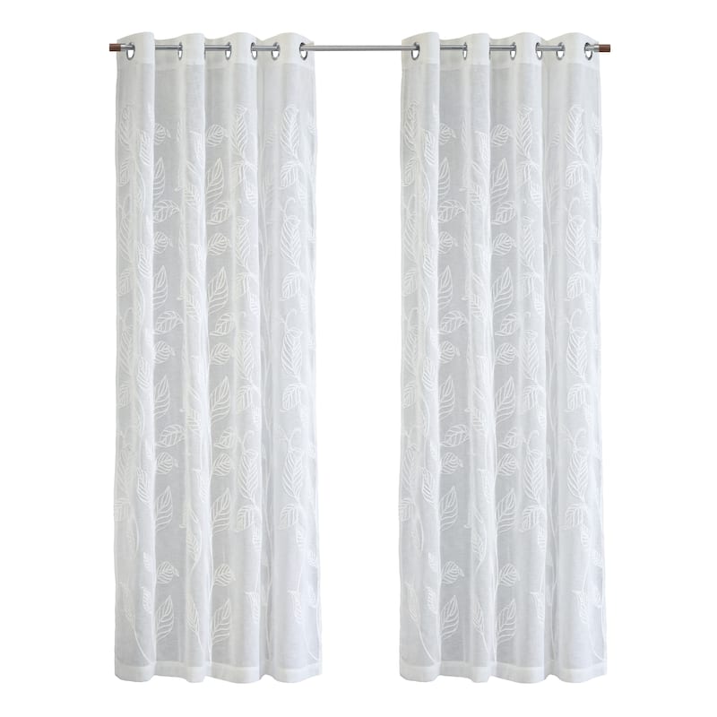 Lausanne Sheer Grommet Curtain Panel - 52" x 84"