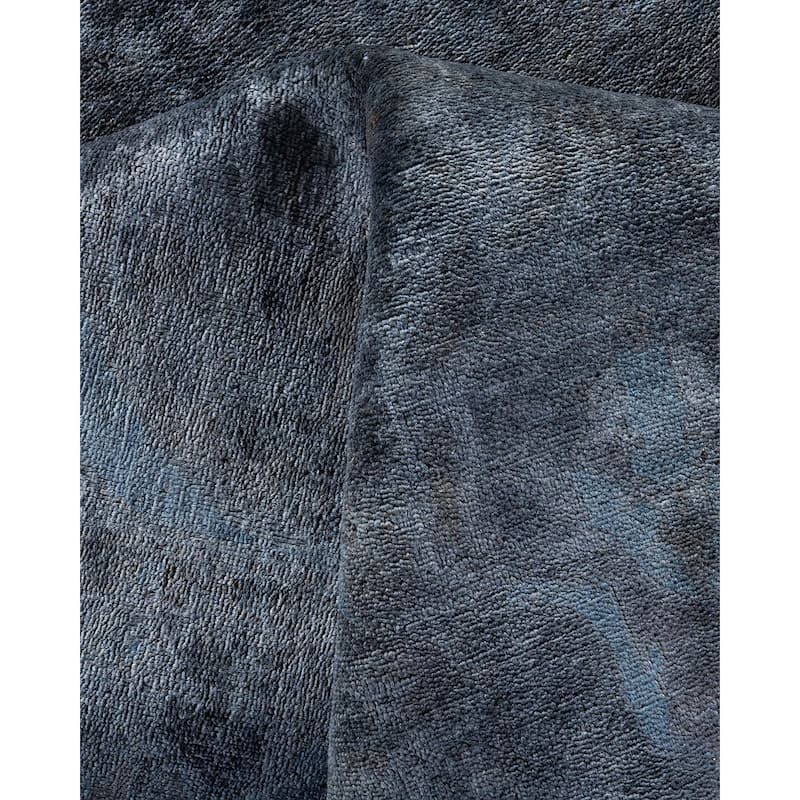 Vibrance, One-of-a-Kind Hand-Knotted Area Rug - Gray, 8' 1" x 9' 10" - 8' 1" x 9' 10"