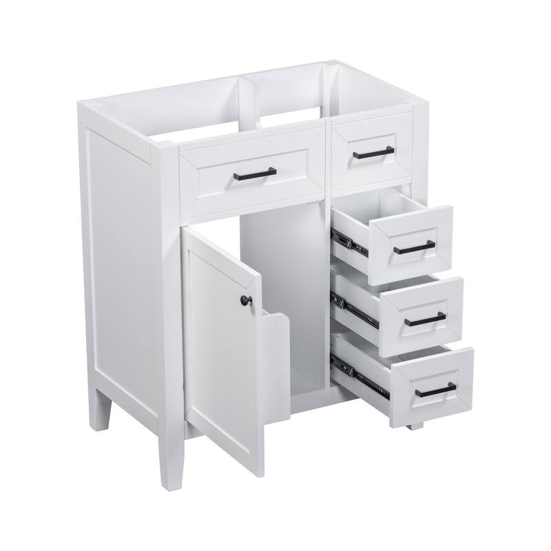 30" Bathroom Vanity with Solid Frame and MDF Board