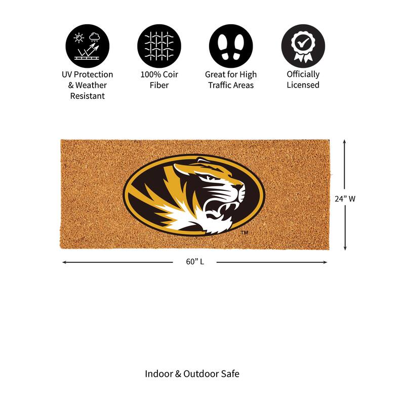University of Missouri Full Color Indoor/Outdoor Coir Mat