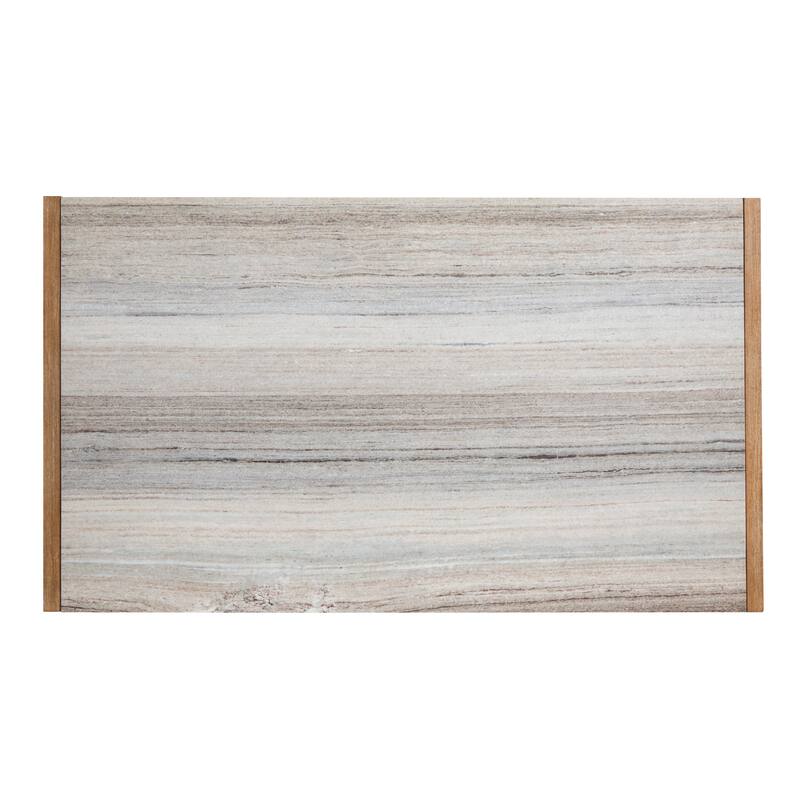 Magnussen Home Plum Creek Sierra Brown Rectangular Cocktail Table With Casters - 52''W x 30''D x 17.5''H