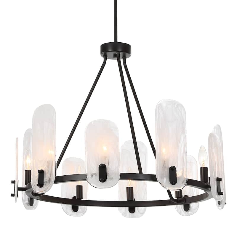 Uttermost 21381 Ellipse 10 Light 28" Wide Chandelier