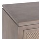 preview thumbnail 5 of 6, Windsor - Three Drawer Chest - Beige Bisque Finish - Antique Brass Hardware