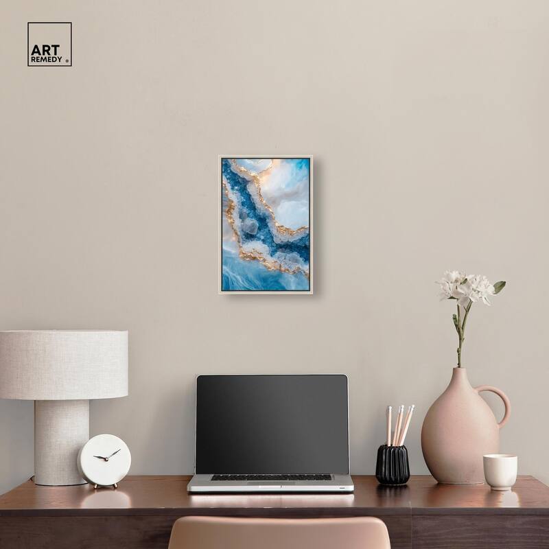 Molten Topaz I Canvas by Art Remedy