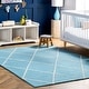 preview thumbnail 54 of 73, Nuloom Handmade Dotted Trellis Wool Kids Nursery Rug Aqua - 3' x 5' - Rectangle