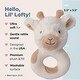 preview thumbnail 2 of 4, Bearington Collection Lil' Lofty 5.5" Giraffe Baby Rattle