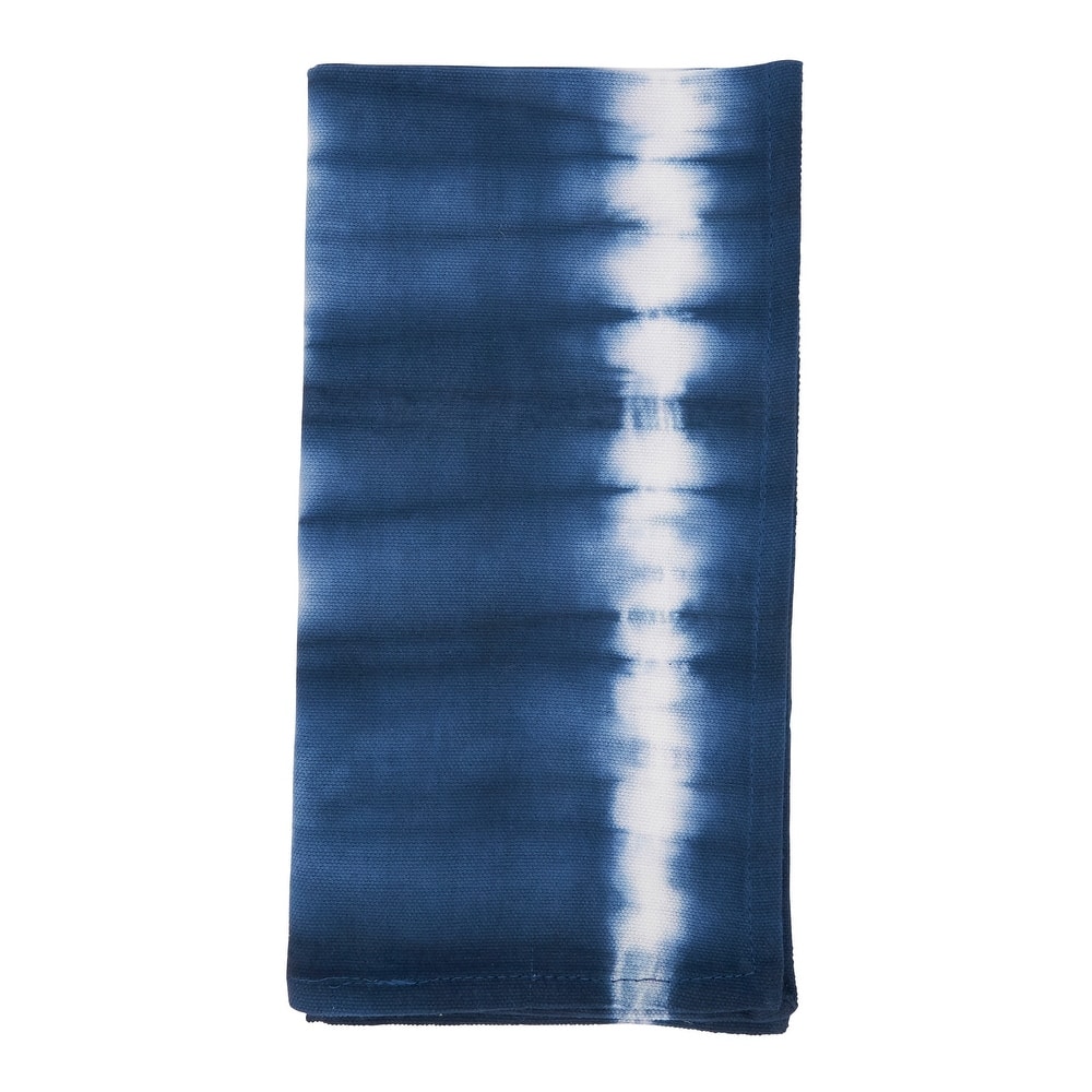 Groovy Tie Dye Table Napkin with Striped Pattern (Set of 4)